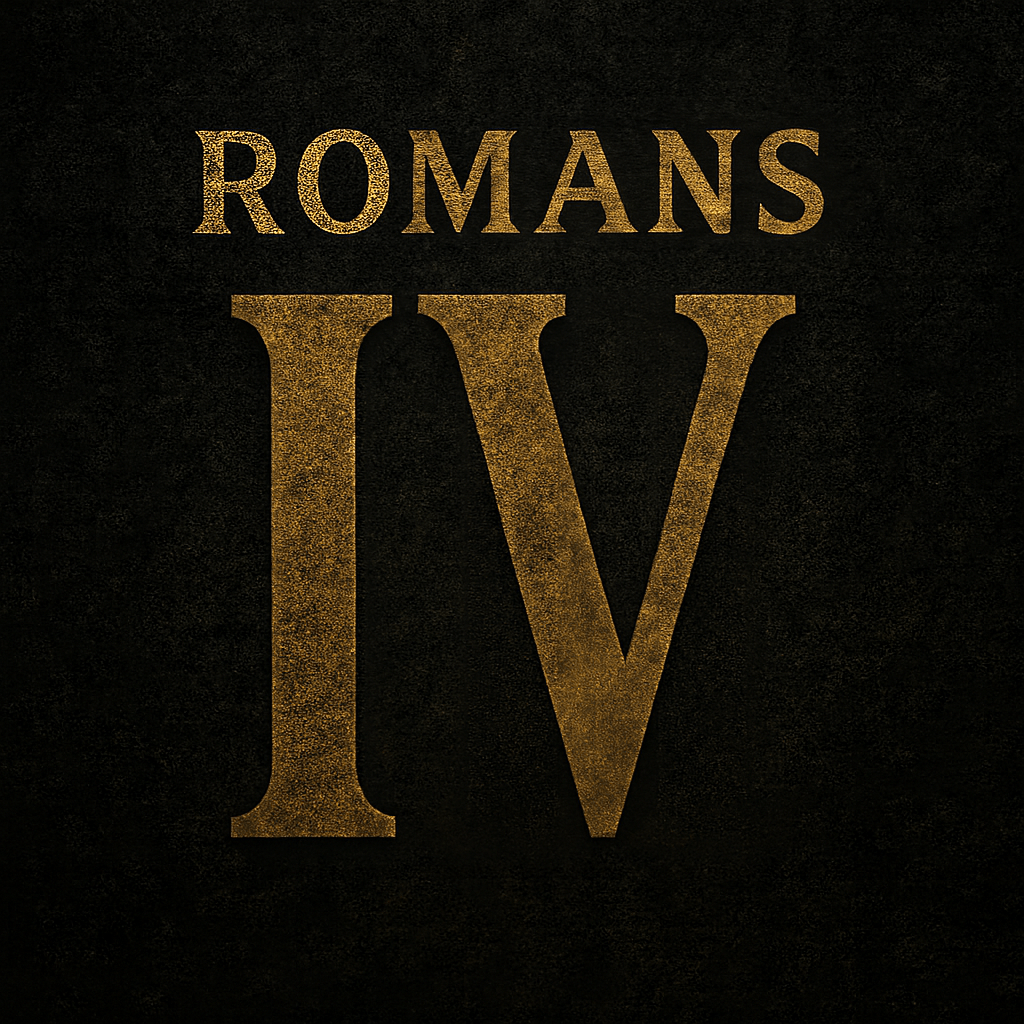 Romans 4: Faith not&nbsp;Performance