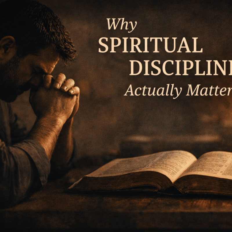 Why Spiritual Disciplines Actually&nbsp;Matter